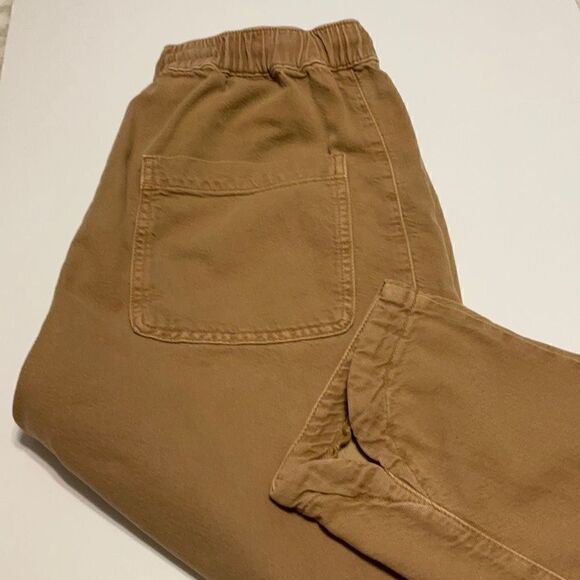 Pilcro Cottage Utility Jeans, Small, Tan. Anthropologie. Tie waist Casual, cozy! - Picture 4 of 16